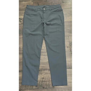Lululemon ABC Slim Fit 5 Pocket Gray Warpstreme Pants 34